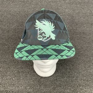 Bungie Destiny 2 SnapBack Hat Ghost Green Gray Geometric Triangle Eagle Logo